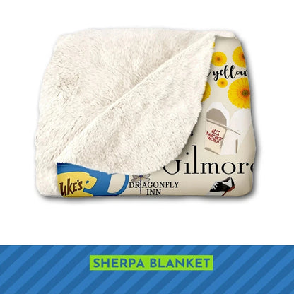 Gilmore Girls Blanket, Williams Hardware Fleece, Sherpa Blanket Movie Lover Gift