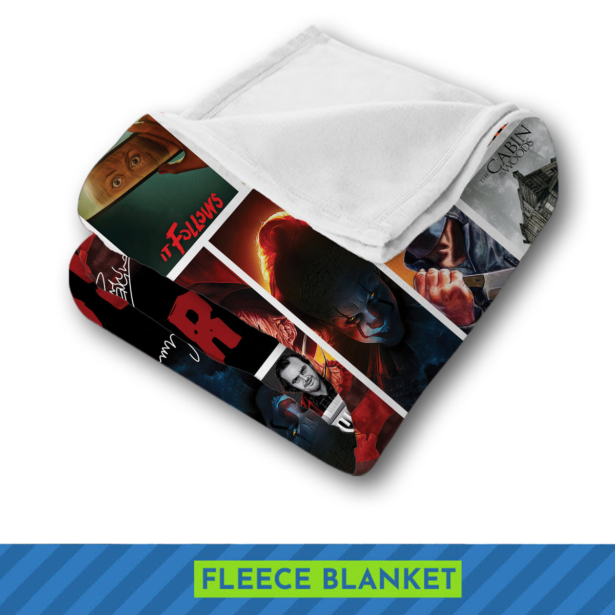 This is My Horror Movie Watching Blanket, Character Halloween Blanket Gift, Scary Movie Fleece Sherpa