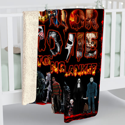 This is My Horror Movie Watching Blanket, Halloween Blanket Gift, Scary Movie Blanket