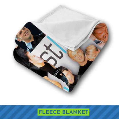Westlife Boyband Collage Blanket, 90s 2000s Pop Music Souvenir, Ultimate Fan Cozy Fleece Throw